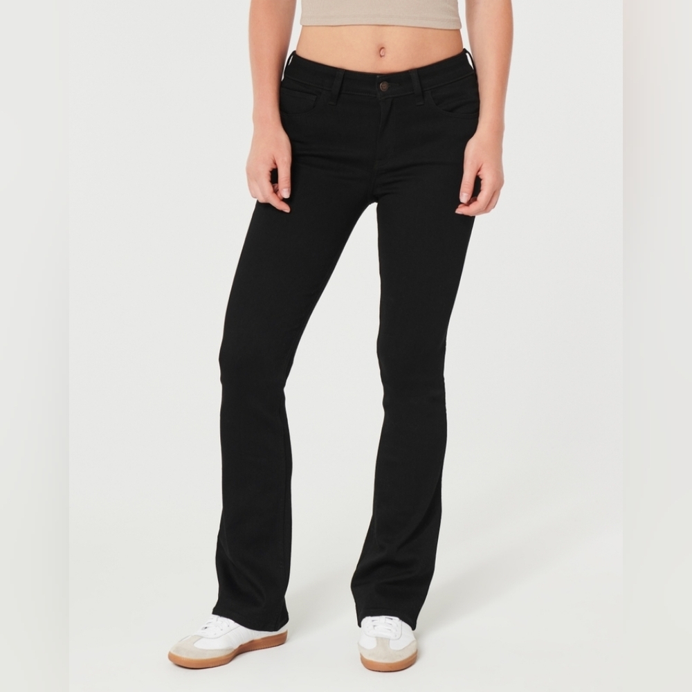Hollister Black Boot Cut Jeans